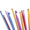 Crochet Hooks 11 Pack Diverse Size Assorted Color Tunisian Afghan Aluminum Knitting Needles Set (2mm to 8mm)